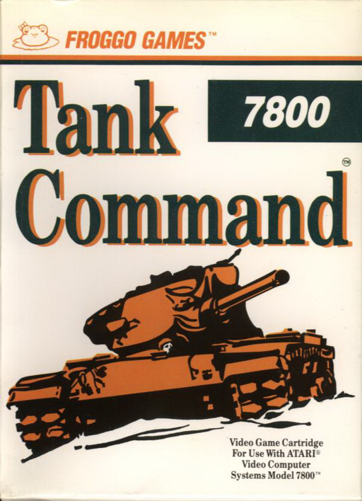 Tank Command box art for Atari 7800